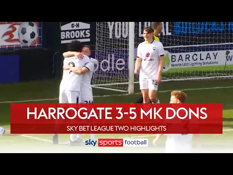 Download MP3 Eight-goal THRILLER! 🤯 | Harrogate 3-5 MK Dons | EFL Highlights