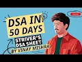 DSA - Striver s DSA Sheet Solving DSA in 50 days by Vinay Mishra DSA Using Python