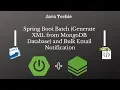 Spring Boot Batch Generate XML from MongoDB Database and Bulk Email Notification