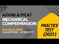 Mechanical Comprehension Practice Test for the ASVAB PiCAT
