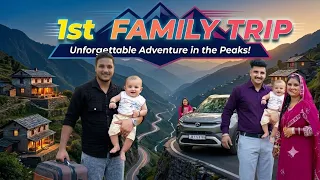 Pehli Baar Baby Ke Saath Family Road Trip! 🚗❤️ First Time Family Trip! Baby Ki Pehli Pahadi Yatra 😍