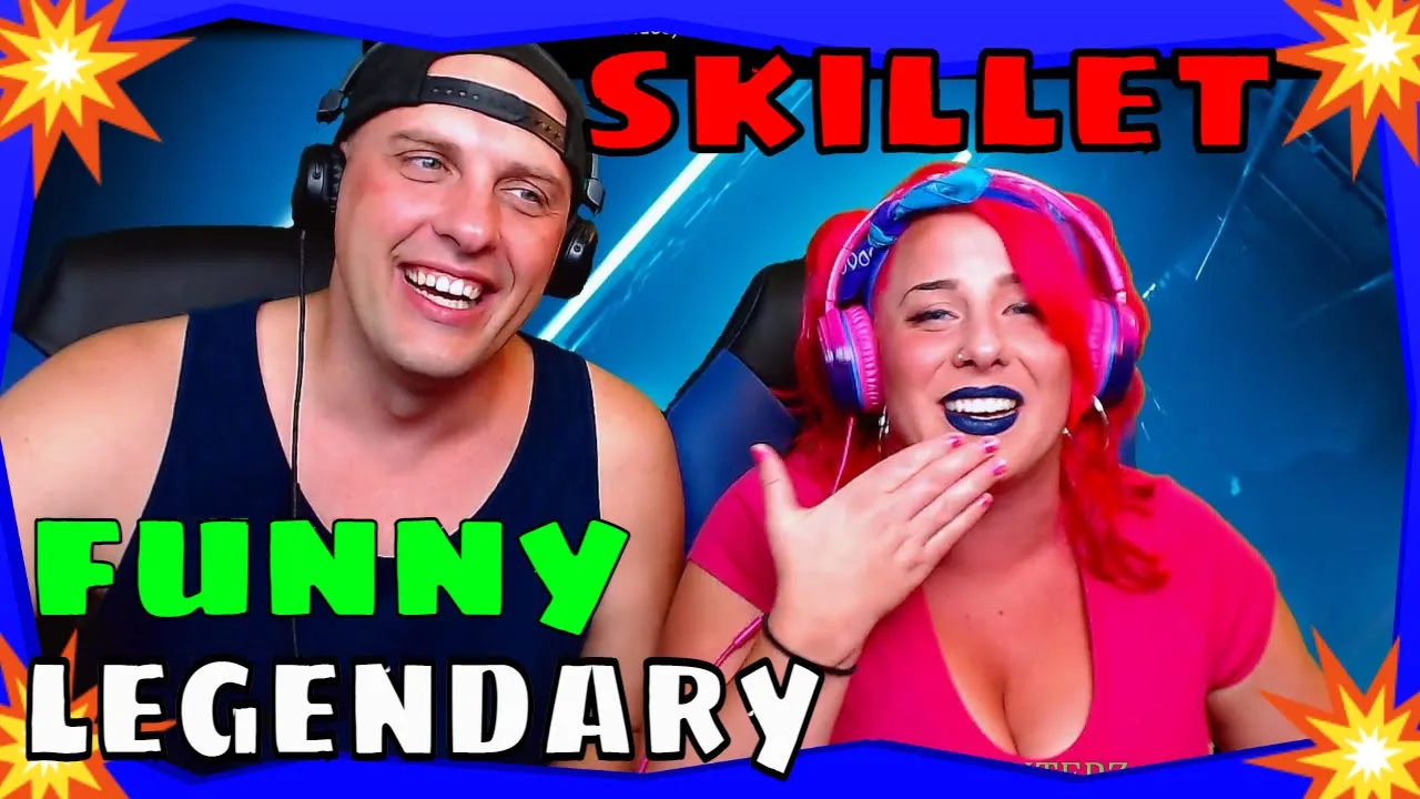 FUNNY REACTION TO Skillet - Legendary (Official Video) THE WOLF HUNTERZ Reactions