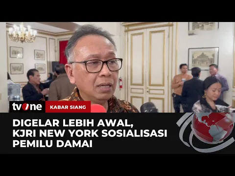 Akan Jalani Pemilu Lebih Dulu, KJRI New York Sosialisasikan Pemilu Damai