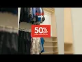 This Labor Day 50 of Closet World custom closets and home storage