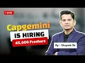 Capgemini Hiring 45 000 Freshers in 2025 Off Campus Drive Eligibility Roles Salary