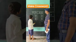 Only Genius Make Crossword by Missing Letters