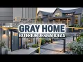 Stunning Gray Exterior Home Ideas 2026 with Charcoal Light and Dark Gray Shades for Any Home