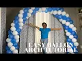EASY SPIRAL BALLOON ARCH TUTORIAL USING A BALLOON ARCH KIT