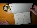 Drawing a Centaur as a Beginner Time-Lapse 30 Nights of Drawing Ep 2