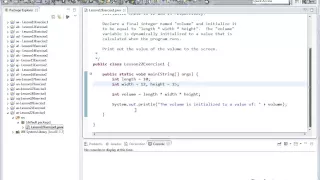 MJP Vol-1 Exercises Section 22 - More on Declaring and Initializing Variables