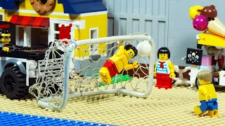 Lego City Beach Football Penalty Challenge Fail