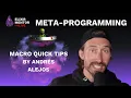 Macro Quick Tips Elixir Meta-Programming Guide