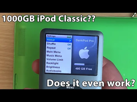 Download MP3 Building a 1000GB iPod classic! Can it handle the storage?