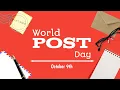 Download Lagu World Postal Day 2020 | World Post Day whatsApp |  World Postal Day status | wishes | quotes