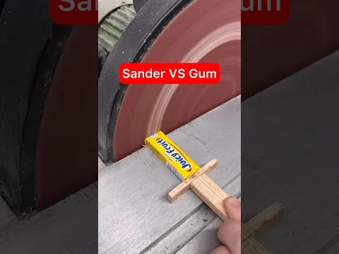 Sander VS Gum #sandervs #gum #satisfying