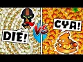 TOWER VS TOWER - Ninja Monkey Vs Wizard Monkey