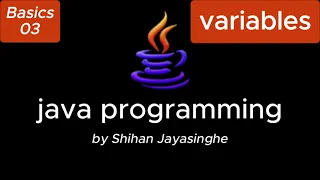 Java Variable Explained int double boolean char String java basics 3