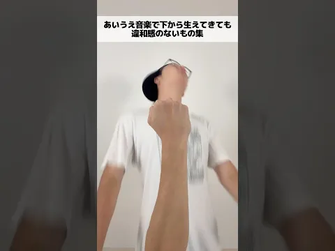 あいうえおんがくで下から生えてきても違和感のないもの集