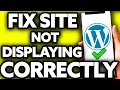 How To Fix Wordpress Site Not Displaying Correctly on Mobile