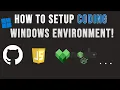 How To Setup Windows Coding Environment