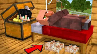 HIDING In VILLAGERS House To KNOW THEIR SECRET In Minecraft