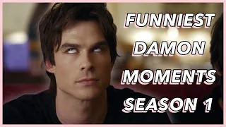 funniest damon salvatore moments season 1 1080p hd