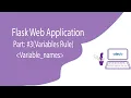 Variables rule in flask python on Vscode easy way