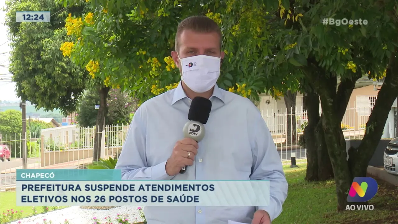 Prefeitura de Chapecó suspende atendimentos eletivos nos 26 postos de saúde