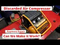 2 5 Gallon Bostitch Air Compressor From the Junk Pile Can We Make it Run
