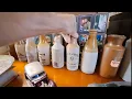 Antique Shop Price Gathering On Stoneware Ginger Beers Bottles License Plates Collectibles