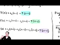 Analysis of Recursion 3 - Selection Sort 2 Substitutions and Pattern Finding