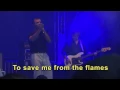 Future Islands - "One Day" LYRICS on screen