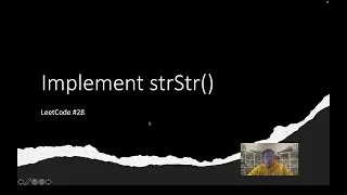 SOLVED Implement strStr - LeetCode 28