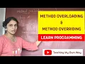 Method overloading and method overriding in Malayalam
