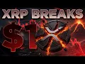 XRP BREAKS 1 as Cracks Begins To Show Make or Break Zone