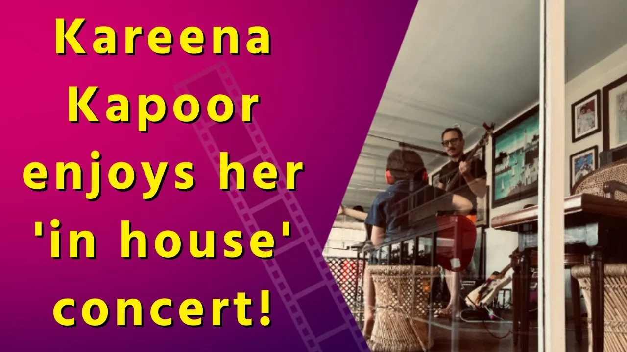 Kareena Kapoor made up for missing the Guns N' Roses concert with her own band