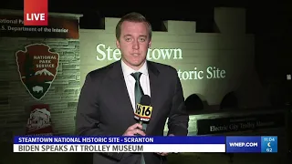 WNEP16 Biden Speaks At Trolley Museum