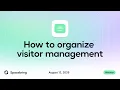 How to organize visitor management in a coworking space