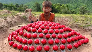 Survival Skills: SMART idea and USEFUL with single mom in forest #bushcraft #camping #outdoors #idea