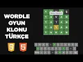 Html Css ve Javascript Kullanarak Turkce Wordle Klonu Yapimi Wordle Game Clone with Javascript