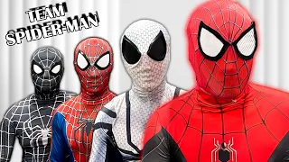 What If 5 SPIDER-MAN in 1 HOUSE..? || Gold Is Not Good  , Go To Trainning Nerf Gun !!