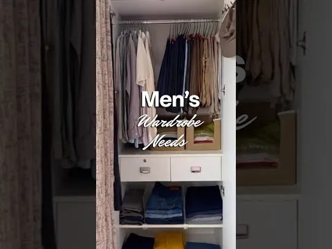 Men's Wardrobe Organization Ideas | Smart and Space-Saving