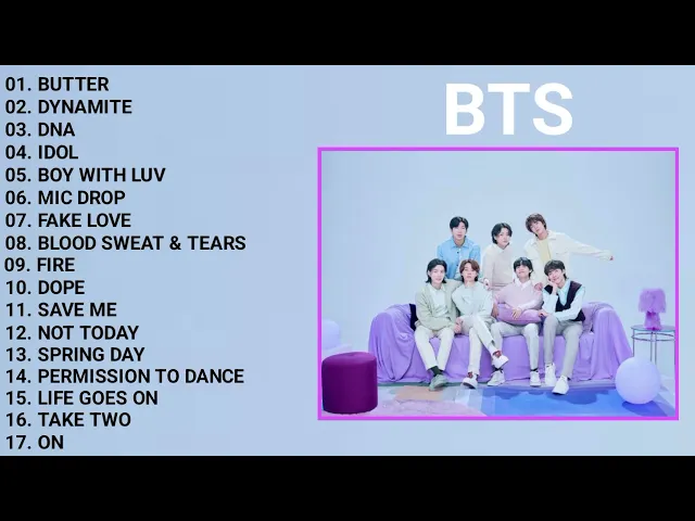 Download MP3 BTS GREATEST HITS | BTS 17 Best Songs - Playlist for Motivation and Cheer Up