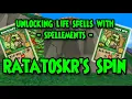 Wizard101 UNLOCKING Life SPELLS with SPELLEMENTS - RATATOSKR S SPIN