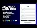 Advanced MERN Authentication Email Verification OTP Forget Reset - All You Need