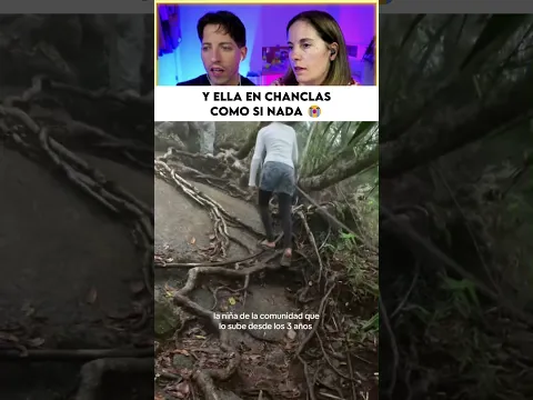 Subía el cerro hasta que una niña en chanclas terminó dándole una lección