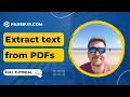 How to extract text from PDFs in just a few clicks with Parseur