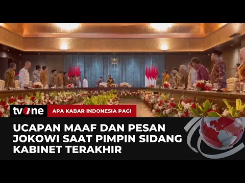Jelang Transisi Pemerintahan, Jokowi Minta para Menteri Jangan Buat Kebijakan Ekstrem |