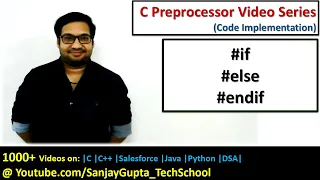 pre processor directives for conditional compilation in c programming