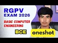 BCE RGPV COMPLETE ONESHOT Basic Computer Engineering RGPV Growwithfarooque